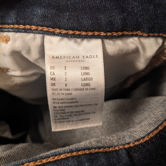 American Eagle Jeans 2 Long - Picture 5 of 5
